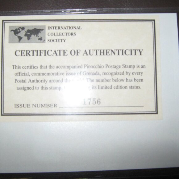 NEW Disney Grenada $5 Stamps Classic Fairy Tales - Six with COA - Picture 11 of 13